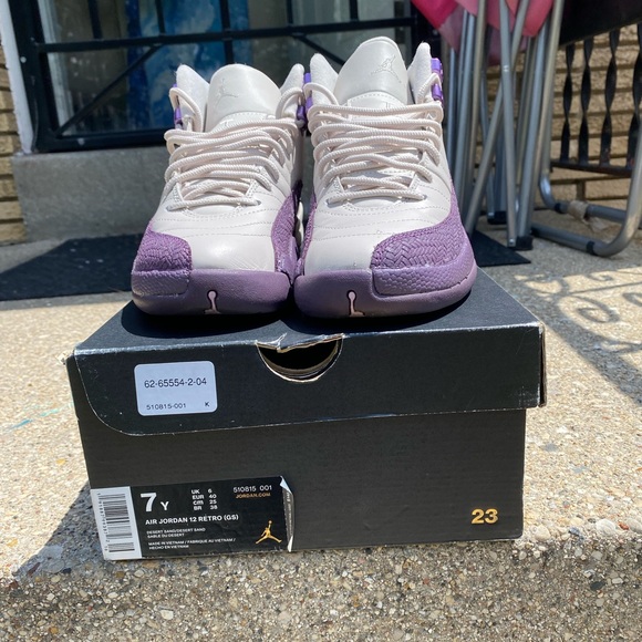 Desert Sand Purple Suede Jordans 12 Jordan 12 Retro Desert Sand